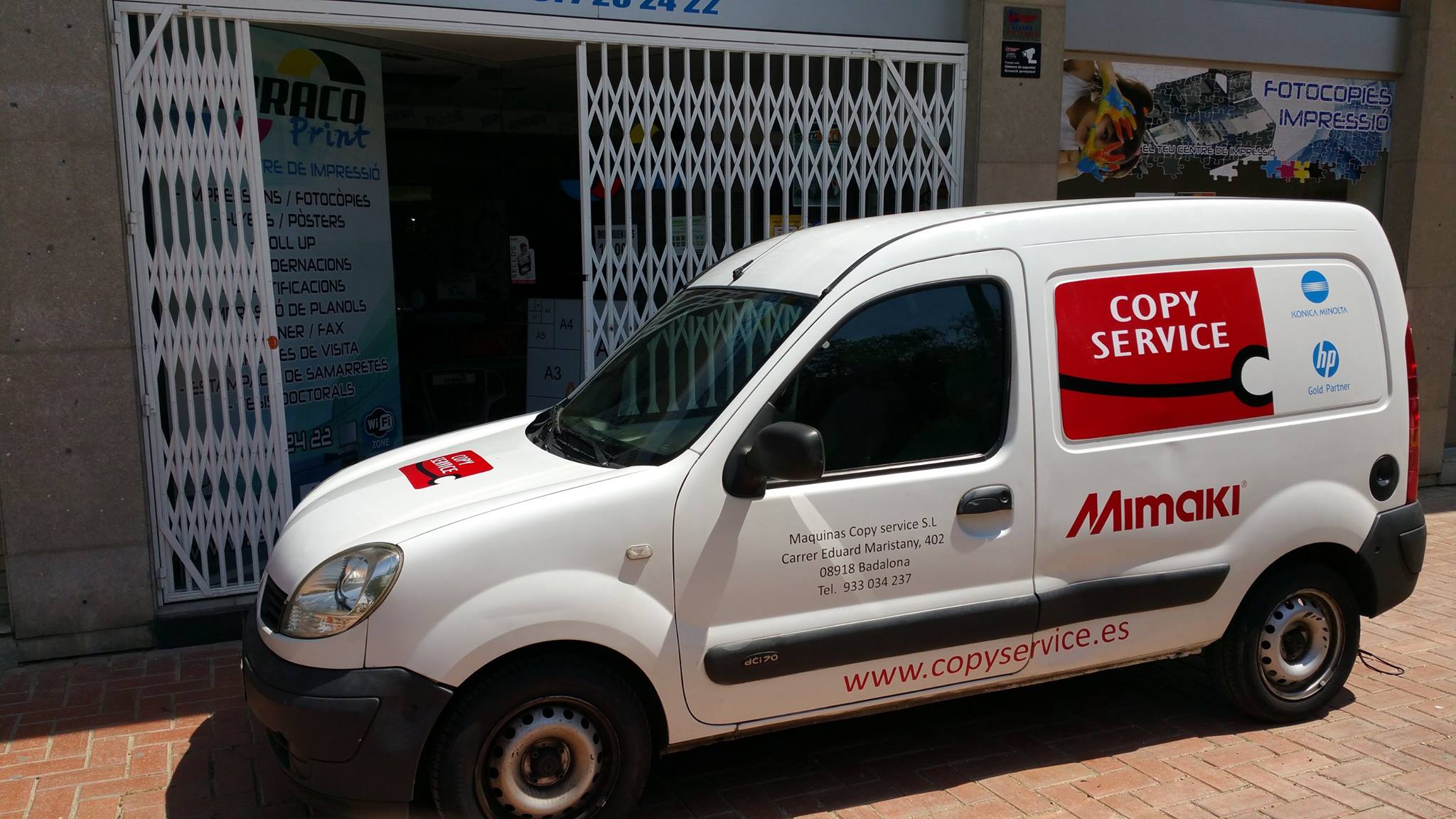 Vinilo para vehículo de empresa