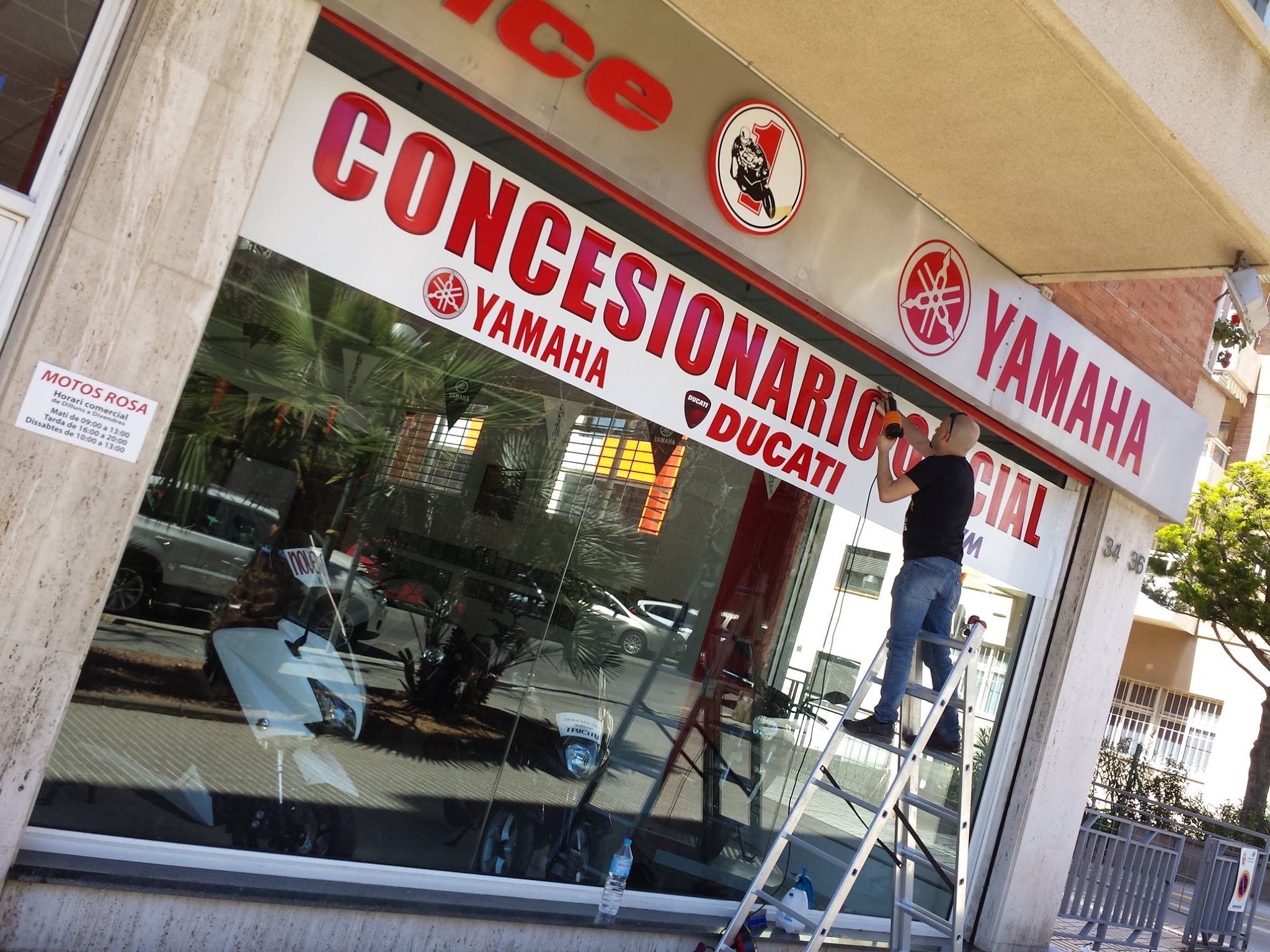 Trabajo de vinilo para local en Tarragona