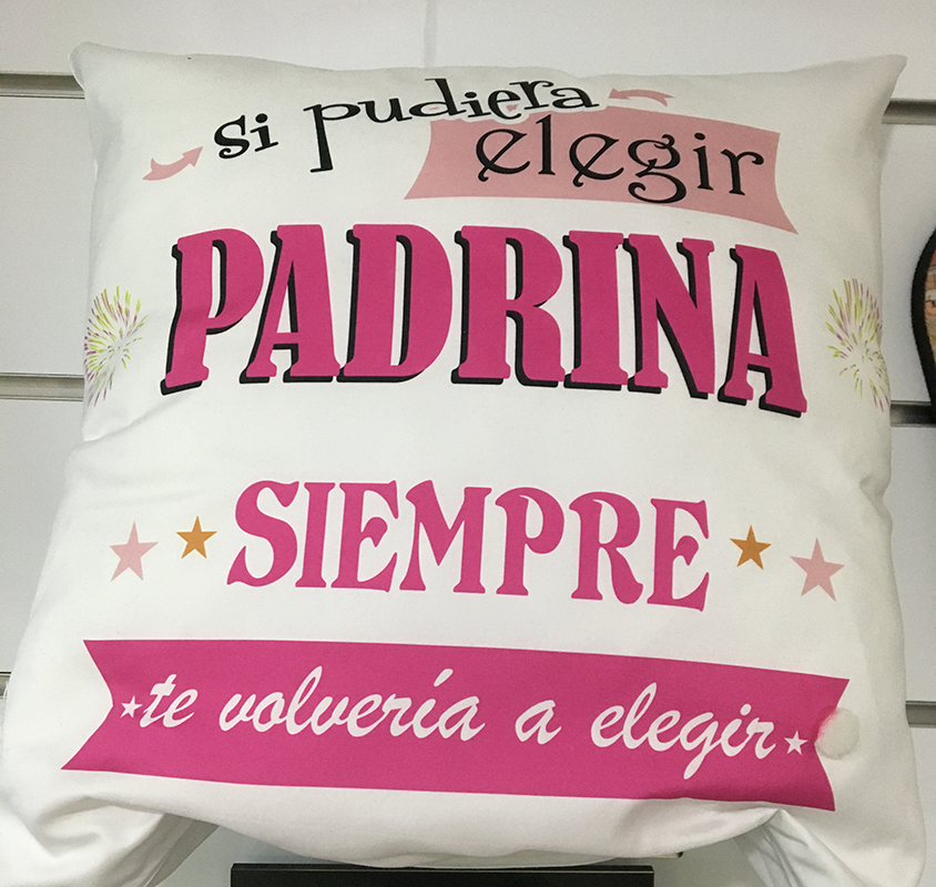 Diseño aplicado sobre un cojín